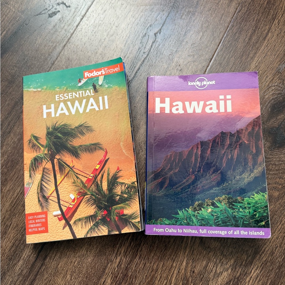 Fodor's Travel and Lonely Planet Hawaii Guidebooks - Hawaii Travel Books